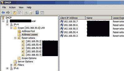 DHCP Synchronisation