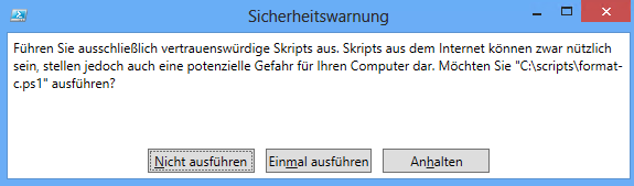 powershell-ise-warnung