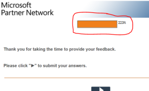 MS Partner Network Feedback