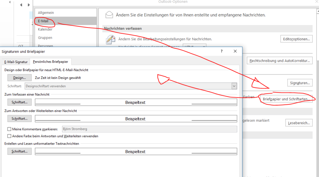 Outlook E-Mail Standardschriftart mit GPO festlegen – ugg.li Schnelle ...