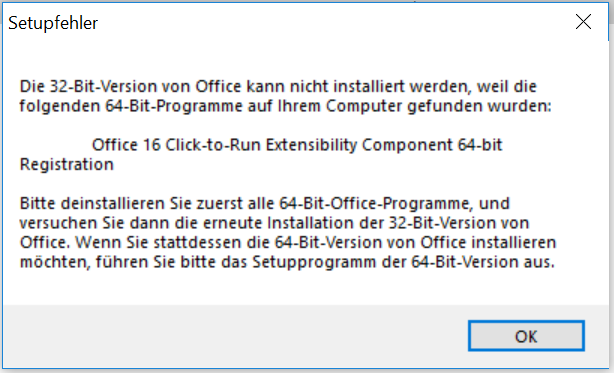 Office 16 Click-to-Run Extensibility Component 64-bit Registration